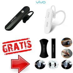 Handsfree Bluetooth For Vivo 4.1 BLACK / WHITE FREE FLOURISH LAMA