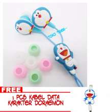 Handsfree/Headset Karakter Doraemon + Kabel Data Karakter Doraemon - PM2902