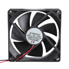Haofei 9025 S 12 V 0.2A Brushless DC 7 Pedang Pendinginan Penggemar dengan 2Wires92x92x25mm-Internasional