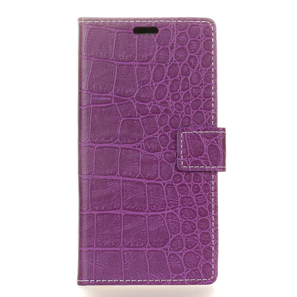 Happon Case untuk Fujitsu Arrows Menjadi F-05J Dompet Kulit PU Case Magnetik Lipat Penyangga Sarung dengan Slot Kartu-Internasional