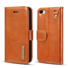 Happon Case untuk iPhone SE 5SE 5 5 S Asli Case Kulit Slot Kartu dengan Magnetic Penutupan