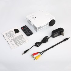 Happy Weekend LED Video Projector Mini LCD Projector Portable H80 2000LM Theater Home Cinema - intl