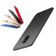 Hard Case for Samsung Galaxy A8 biasa ( 2018 )_BLACK/BLUE/RED/GOLD