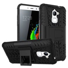 Plastik Keras + TPU Pelindung Hibrid Braket Sarung Dampak Cover Case untuk Bantalan Pendingin Dazen Note 3 Lite (Hitam)-Intl