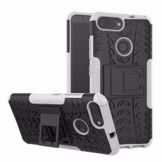 Hard Plastic + TPU Hybrid Combo Armor Back Protective Cover Case For Asus Zenfone Max Plus M1 X018DC ZB570TL (White) - intl