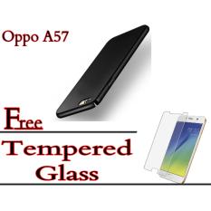 Hardcase CAse For Oppo A57 BLACK/GOLD/RED/ROSE/NAVYBLUE Free Tempered Glass Oppo A57 KL