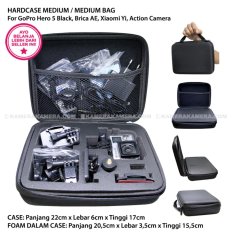HARDCASE MEDIUM / MEDIUM BAG For GoPro Hero5 Black, Brica AE, Xiaomi Yi, Action Camera