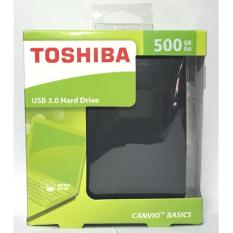 HARDISK EKSTERNAL 500GB TOSHIBA CANVIO USB 3.0