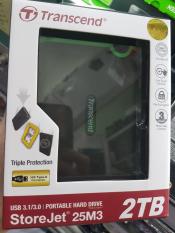 Hardisk Transcend 2TB 25M3 Usb3.1 Anti Shock Garansi Resmi