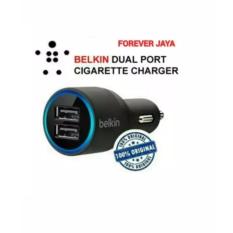 HARGA PROMO Car Charger Original Belkin 2 Port Buat Iphone,Xiaomi,Samsung