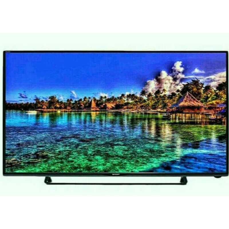 Sharp 40 LED HD TV - Hitam (Model LC-40LE185i)-RESMI