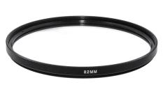 Hazyasm Hitam Universal Aluminium Alloy 82mm Perlindungan UV Filter untuk Digital SLR Kamera