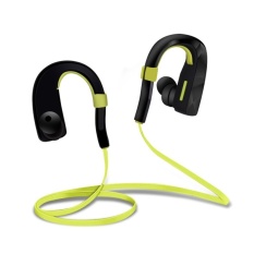 HBS937 Wireless Stereo Earphone Di Telinga Bluetooth Olahraga Headset (Hijau)-Intl