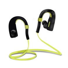 HBS937 Wireless Stereo Earphone Di Telinga Bluetooth Olahraga Headset (Hijau)-Intl