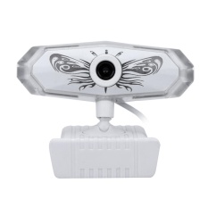 HD Kamera Komputer Free Drive dengan Gandum Lock Gong Wire Clip (White)