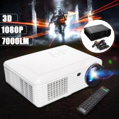 HD Penuh 1080 P 5000 Lumen 3D LED Proyektor Bioskop Rumah Multimedia HDMI-Internasional