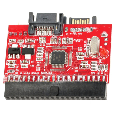 HDD/CD-ROM Dua Arah Kartu Adaptor (merah/hitam)