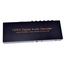 HDMI Digital Audio Decoder HDMI KE HDMI + VGA + SPDIF + 5.1CH + HP-Intl