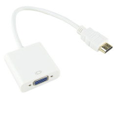 HDMI Ke VGA Antarmuka Konektor Adaptor Video Audio Konektor Adaptor Konverter untuk HD 1080 P PC Laptop Raspberry Pi 1 Pc Consumer Electronics-Intl