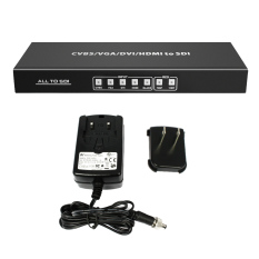 HDV-SA01 All to SDI Scaler Converter CVBS VGA DVI HDMI to HD-SDI
3G-SDI Signal Converter US Plug