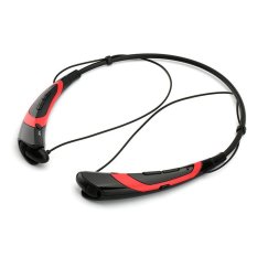 Headphone Bluetooth Nirkabel Baru Headset Stereo Olahraga untuk iPhone Samsung Ponsel LG Xiaomi Fashion Earbuds (Merah) - intl