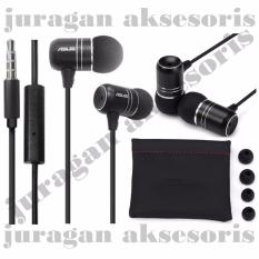 Headset Asus Zenfone In Ear Earphone With Mic And Volume Control - Hitam