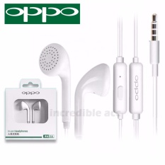 Headset Oppo F1s / Oppo A59 Handsfree Earphone Headset OPPO MH133 3.5mm Jack In-Ear Music Earphone - Putih