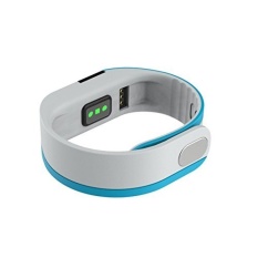 Heart Rate Smart Bracelet Wristband. Bluetooth IP54 WaterproofSports Activity Intelligence Sleep Monitor Pedometer FitnessTracker Smart Watch for IOS and Android(Blue) - intl