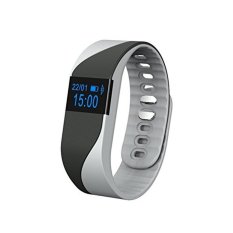 Heart Rate Smart Bracelet Wristband. Bluetooth IP54WaterproofSports Activity Intelligence Sleep Monitor PedometerFitnessTracker - intl