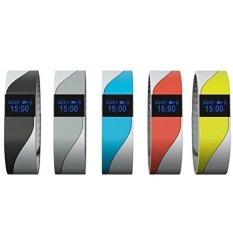 Heart Rate Smart Bracelet Wristband. Bluetooth IP54WaterproofSports Activity Intelligence Sleep Monitor PedometerFitnessTracker - intl