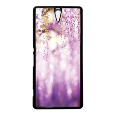 Heavencase Case Casing Sony Xperia C5 Ultra Or C5 Ultra Dual Hard Case Motif Batik Kayu Bokeh 10 - Hitam