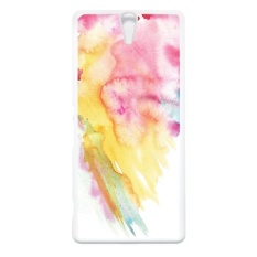 Heavencase Case Casing Sony Xperia C5 Ultra Or C5 Ultra Dual Hard Case Motif Batik Kayu Bokeh 16 - Putih