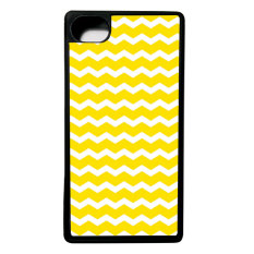 Heavencase Case Casing Sony Xperia Z5 Compact Or Sony Xperia Z5 Mini Softcase Bumper Motif Batik Kayu Chevron 45 - Hitam