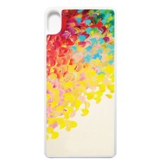 Heavencase Casing Sony Xperia Xa Or Xa Dual Softcase Bumper Motif Batik Bunga Bokeh 07 - Putih