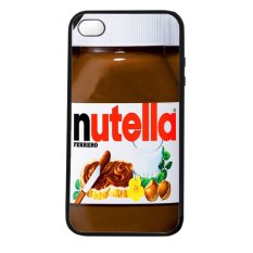 Heavencase Iphone 4/4s Rubber/Soft Case Nutella - Hitam