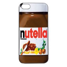 Heavencase Iphone 5/5s Rubber/Soft Case Nutella - Hitam