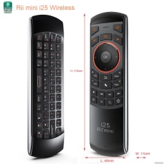 Hebrew Language Rii i25 RF wireless Gaming Keyboard IR controller For Gaming smart TV BOX PC - intl