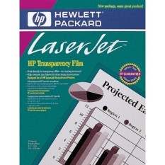 Hewlett Packard Transparency Film Letter A Size For HP Laser Printers 50-Pack - intl