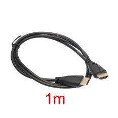 Hi-Kinerja Hitam Brankas Transmisi Berkecepatan Tinggi 1 M Kabel HDMI-Intl