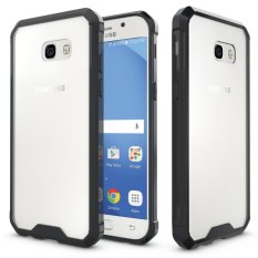 Hi Case Transparan Keras Penutup Belakang + Rangka TPU Slim Gores Pelindung Case Cocok untuk Samsung Galaxy A5 2017 Hitam-Internasional