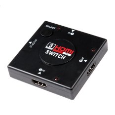 High Definition Multimedia Interface Switch 3 Input 1 Output untuk HD-DVD Sky-hd STV PS3 Xbox 360-Intl