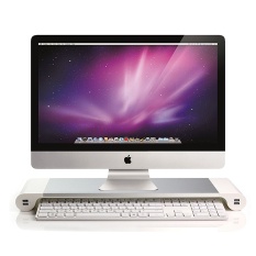 Paduan Aluminium Berkualitas Tinggi Laptop Berdiri Pemegang Notebook Monitor Komputer TV Berdiri dengan USB Charger