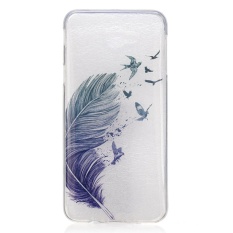 Tinggi Kualitas Burung Bulu TPU Lembut Kantong Gas Belakang Case Cover untuk Samsung GALAXY J7 Prime Case-Intl