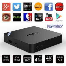 Kualitas Tinggi Merek Baru T95N S905X 4 K Android 6.0 Smart TV BOX Quad Core KODI M8S Pro WIFI 2 G/8g US Plug