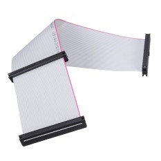 IDE Berkualitas Tinggi Hard Drive Kabel Pita 44 PIN IDE Female To Female F/F Ekstensi Data Kabel Pita Line Dual Perangkat-Intl