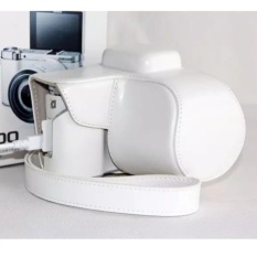 Tinggi Kualitas Profesional PU Tas Kamera Kulit Kasus untuk SamsungNX3000 20-50mm dengan Leather Shoulder Strap Camera Cover -Intl