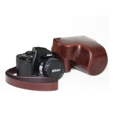 Kualitas Tinggi Pu Kulit Pelindung Penutup Kamera Pertama untuk Nikoncoolpix P520 P510 Kamera dengan Tali-Internasional