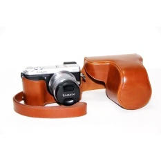 Kualitas Tinggi Retro Vintage Case untuk DMC-GX7 GX7 Tas Kamera Case PU Kulit Pelindung Cover Pouch dengan Kamera Strap-Intl