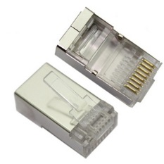 Kualitas tinggi RJ45 terlindung steker Cat5 8P8C konektor LAN
jaringan (100 buah dalam satu pengemasan, untuk harga itu
100 buah) (International)