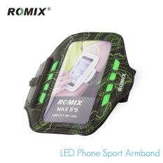 High Quality Water Resistant Cell Phone Armband Under 5.5 Inches-Adjustable Reflective Velcro Workout Band, Key Holder & Screen Protector